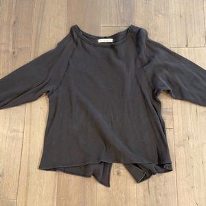 Free People Waffle Knit